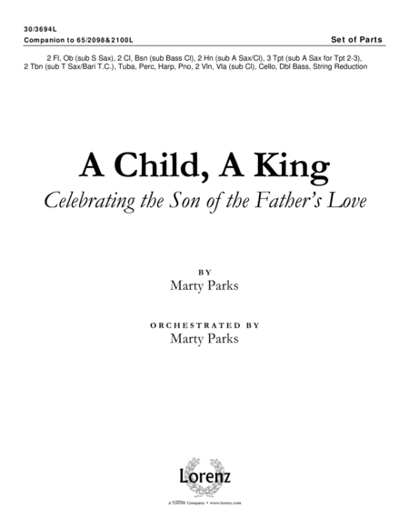 A Child, A King - CD with Printable Parts
