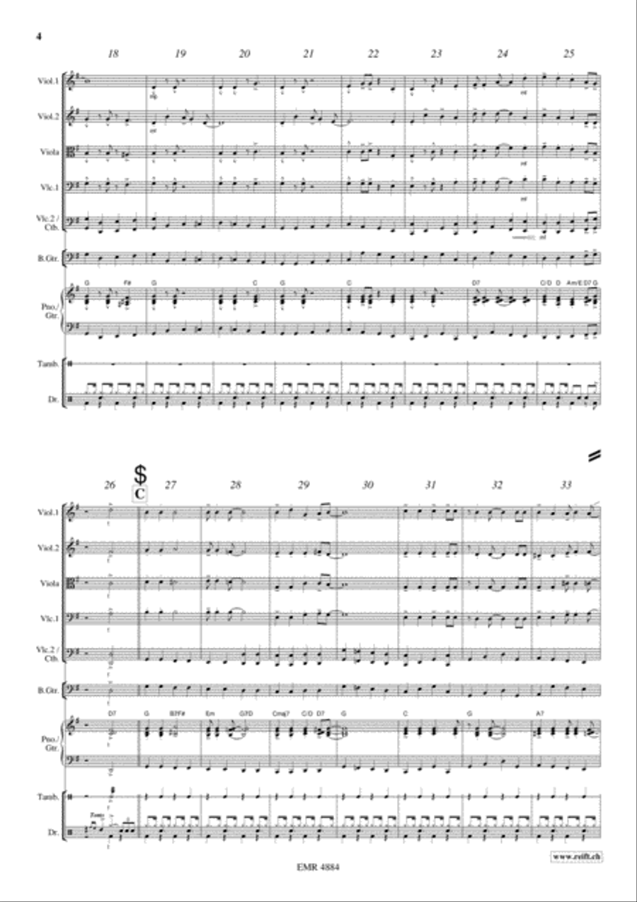 Swingle Bells String Orchestra scores gallery preview page 5
