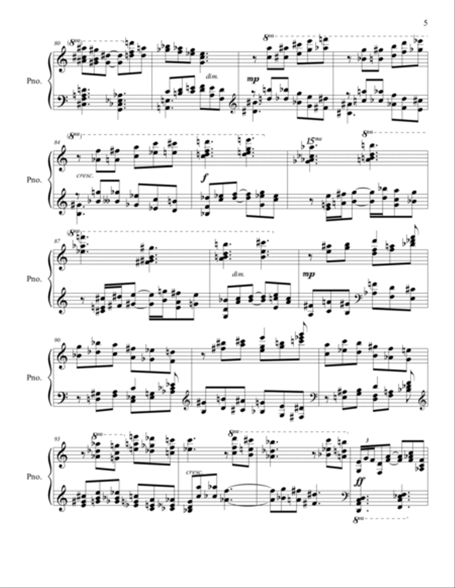 Langostino Sonata No. 10. Piano Solo scores gallery preview page 5