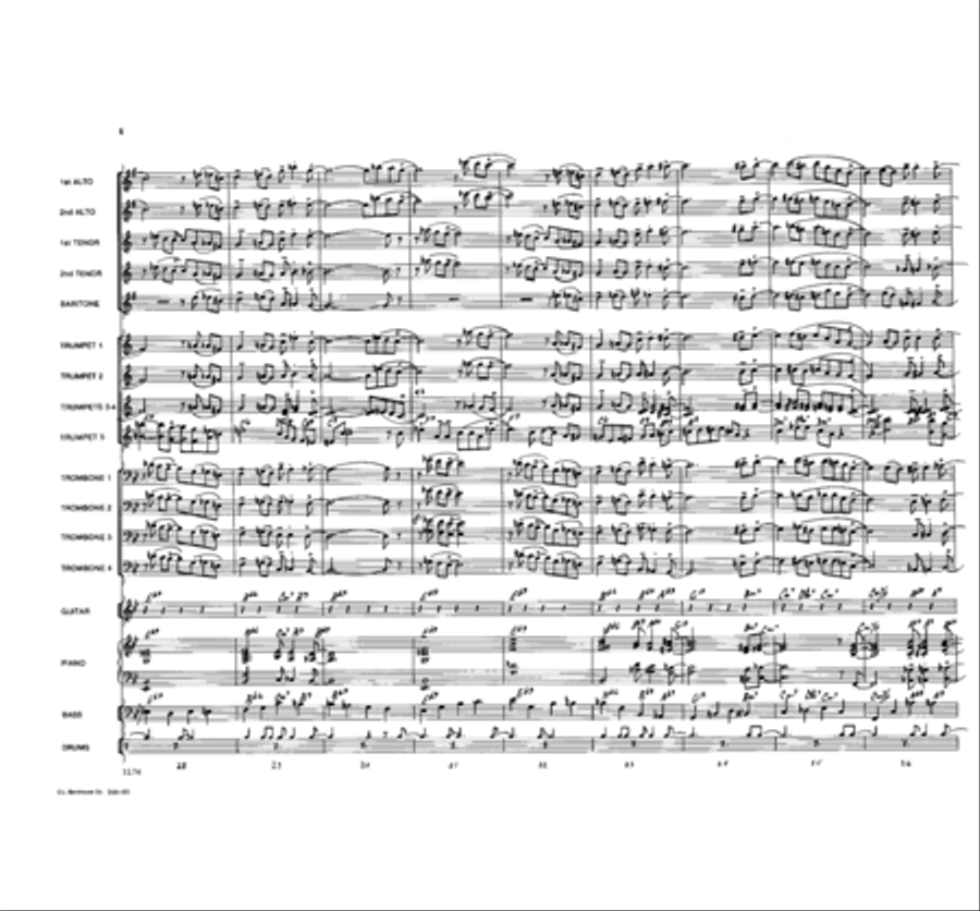 Frank Granata's Blues Jazz Ensemble scores gallery preview page 5