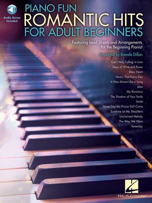 Book cover for Piano Fun - Romantic Hits for Adult Beginners