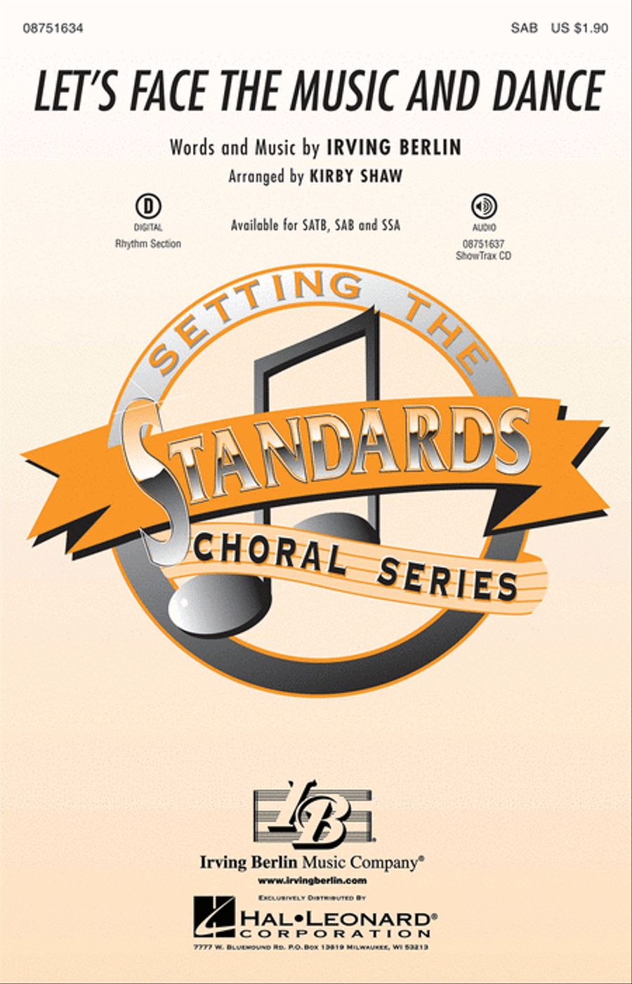 Let's Face the Music and Dance 3-Part scores gallery preview page 1