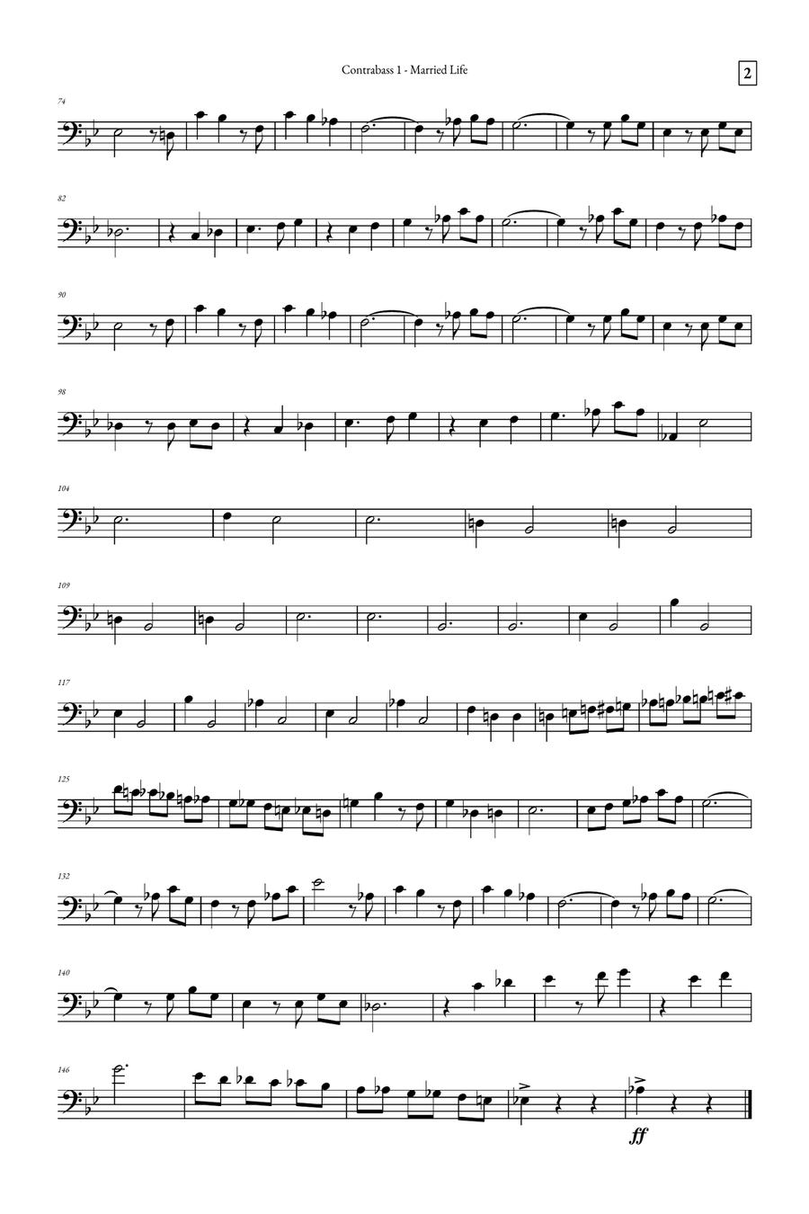 Married Life String Duet scores gallery preview page 6