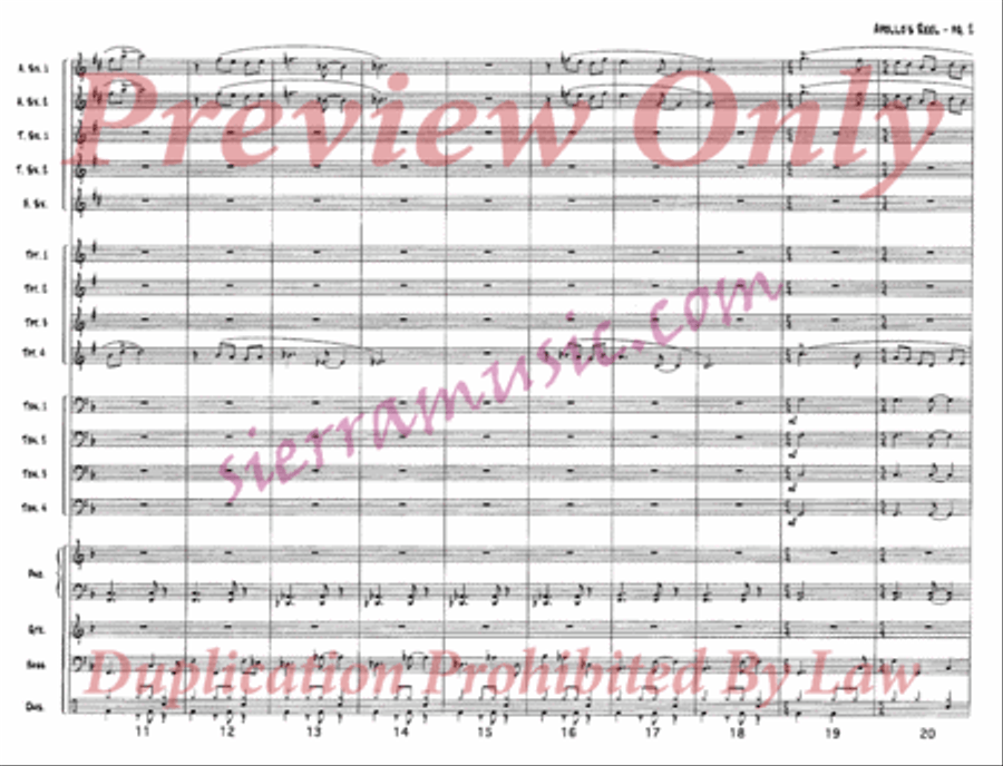 Apollo's Reel Apollo's Reel Jazz Ensemble scores gallery preview page 3
