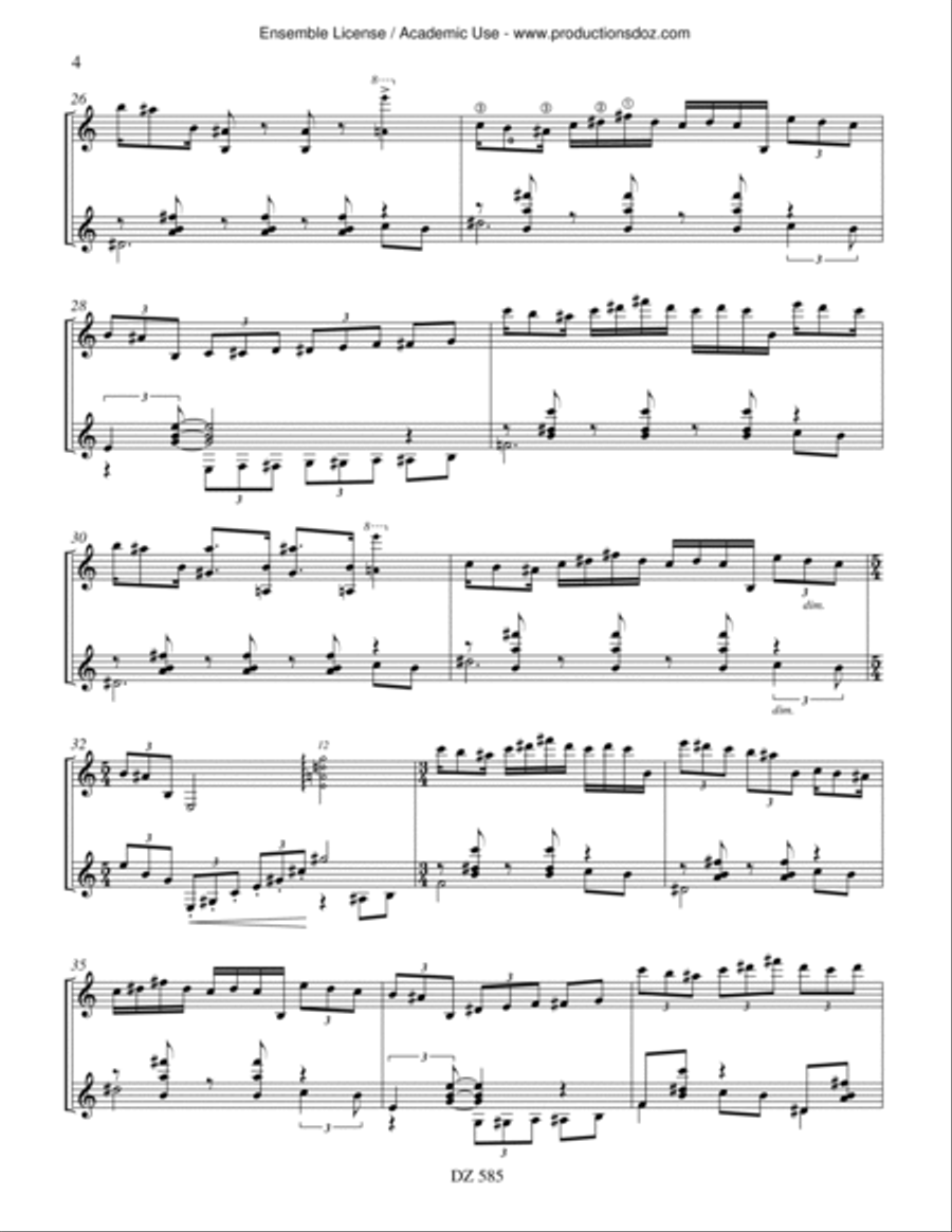 Triplex Triplex Classical Guitar scores gallery preview page 4