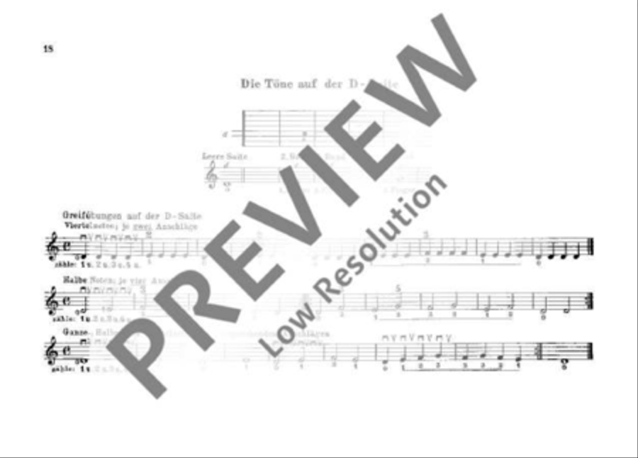 Die Mandolinen-Schule der Jugend Mandolin scores gallery preview page 19