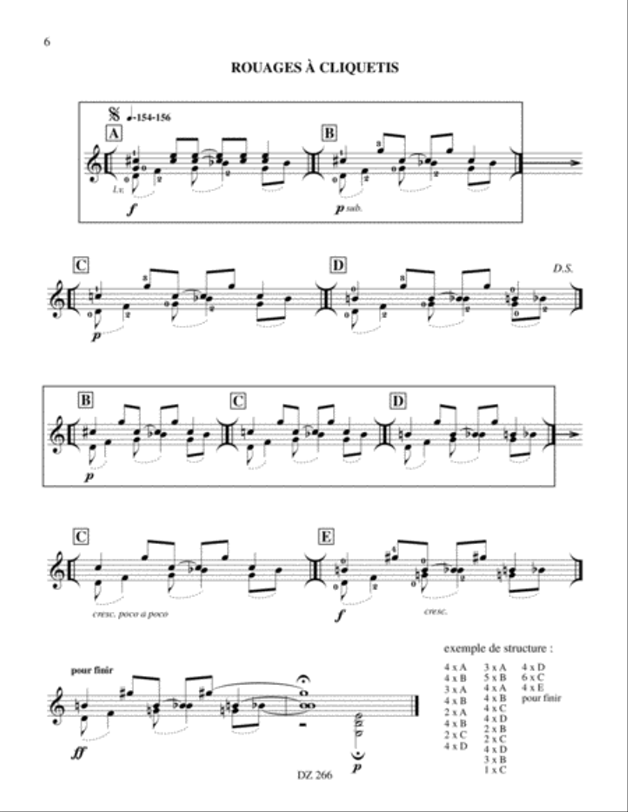Le musée des vieilles mécaniques Classical Guitar scores gallery preview page 6