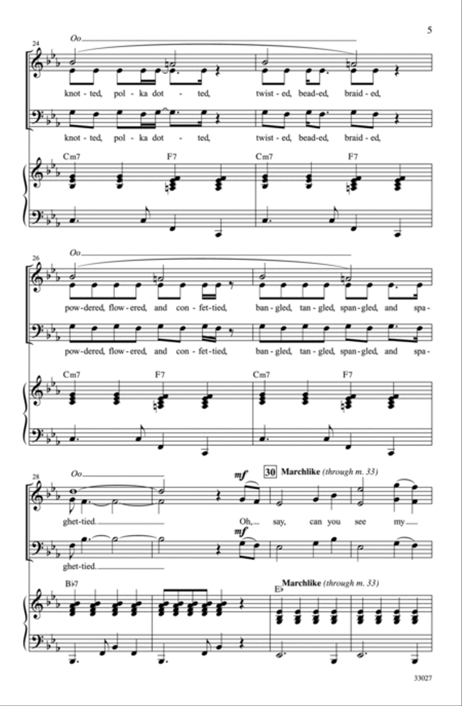 Hair: A Choral Medley Hair: A Choral Medley Choir scores gallery preview page 4