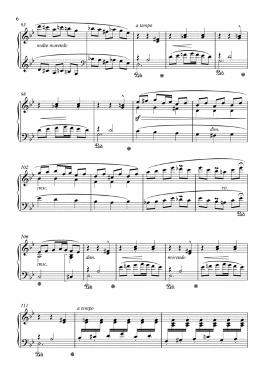 Albeniz - Asturias (Suite espagnole) for piano solo Piano Solo scores gallery preview page 6