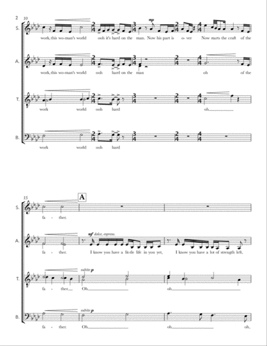 This Woman's Work This Woman's Work 4-Part scores gallery preview page 2