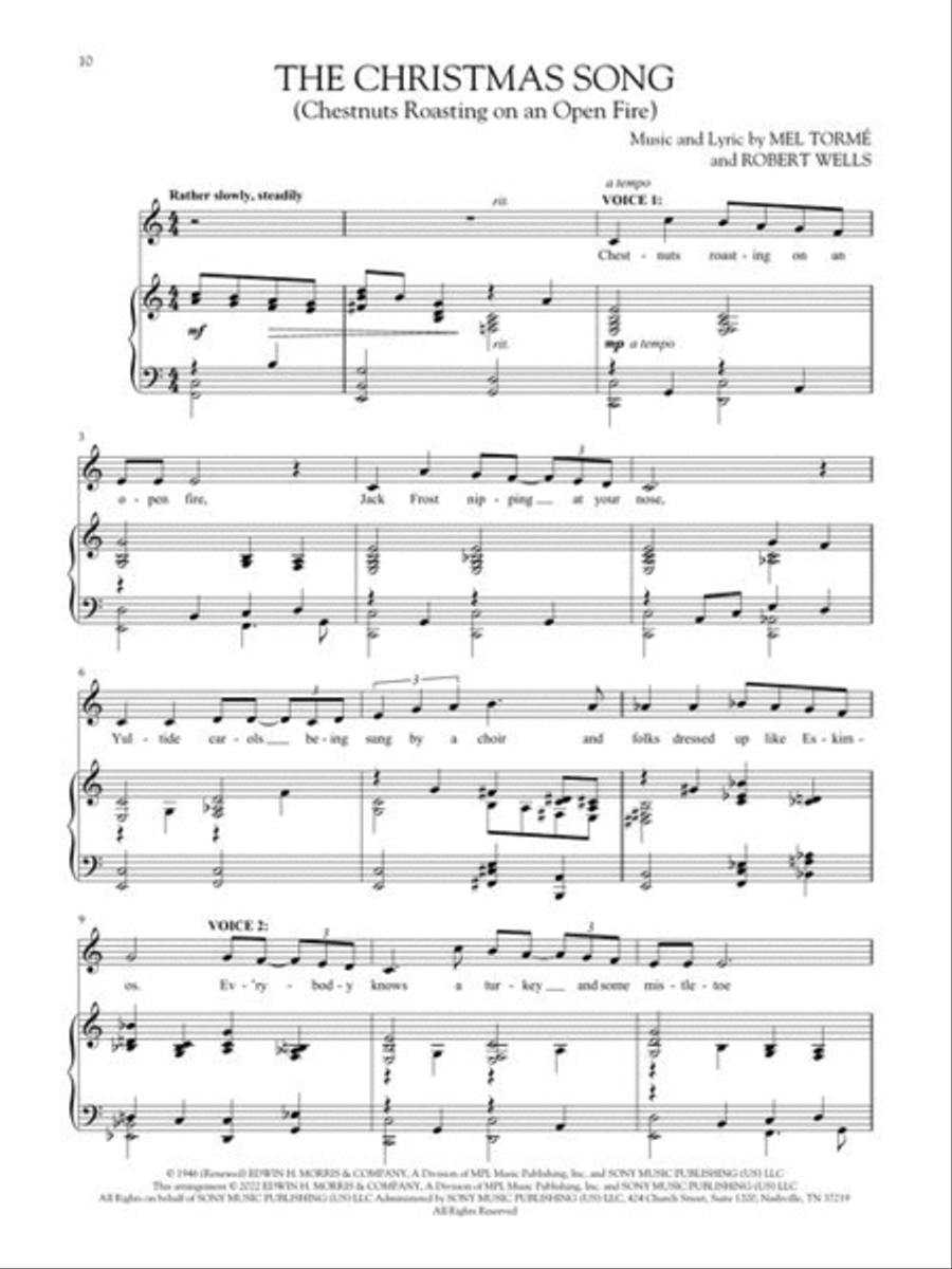 Christmas Vocal Duets Piano Accompaniment scores gallery preview page 5