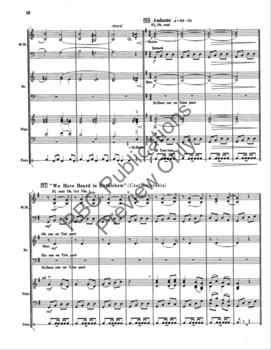 European Christmas Festival (Score) Full Orchestra scores gallery preview page 11