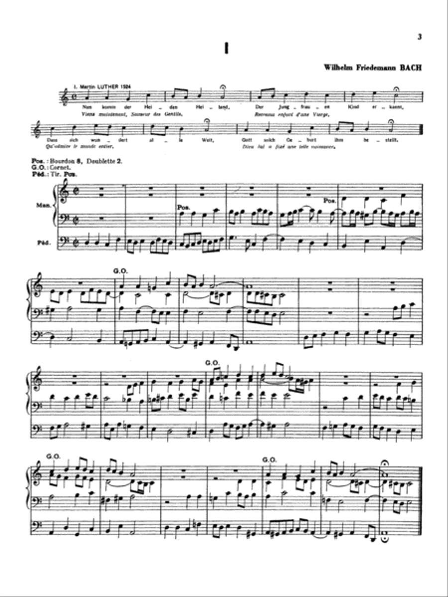 Bach: Organ Works Bach: Organ Works Organ scores gallery preview page 1