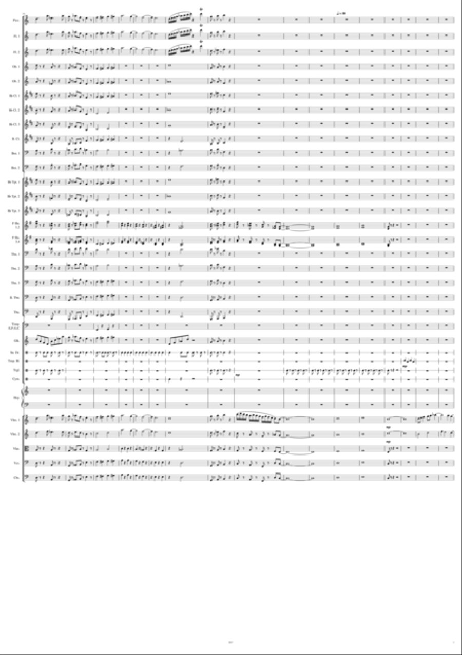 The Vision Quest The Vision Quest Full Orchestra scores gallery preview page 3
