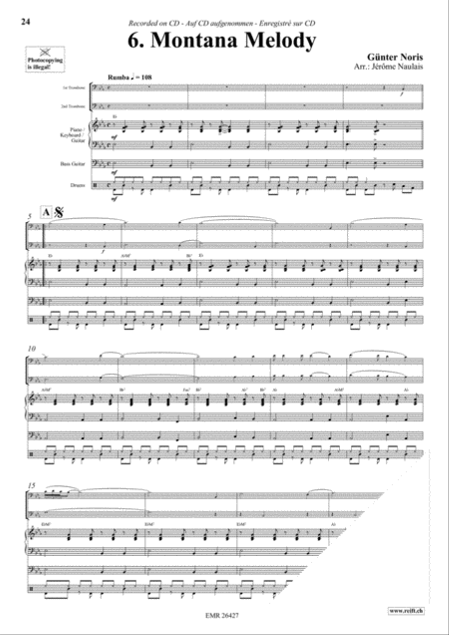 Let's Dance Volume 3 Let's Dance Volume 3 Trombone Duet scores gallery preview page 8