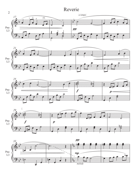 Reverie (Debussy) - (3 for 1 PIANO Standalone Arr's) image number null