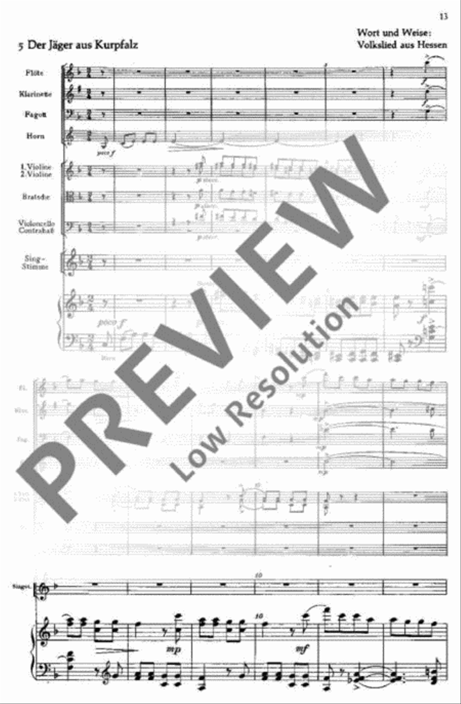 Im grünen Wald Children's Choir scores gallery preview page 14