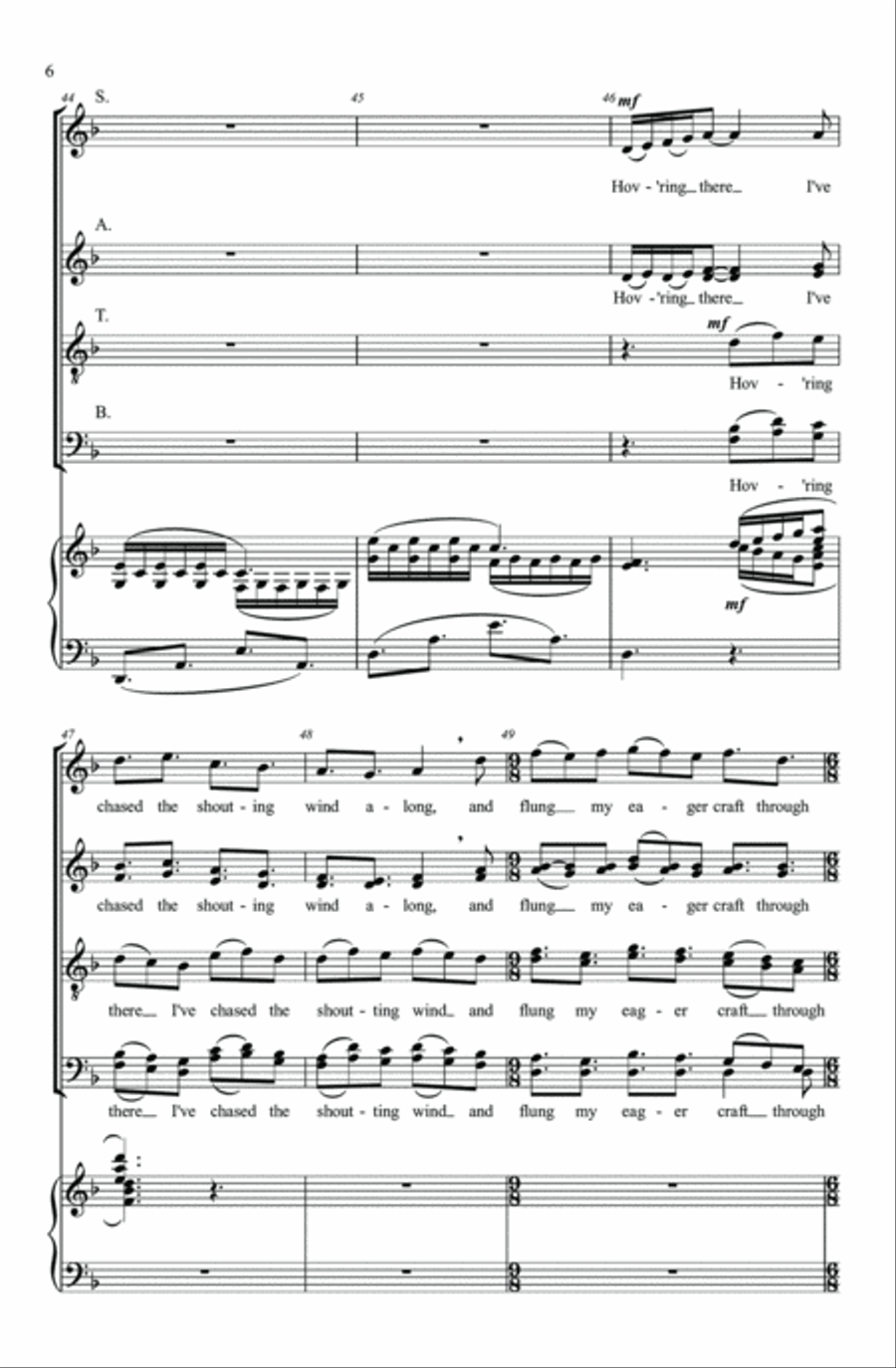 High Flight 4-Part scores gallery preview page 6
