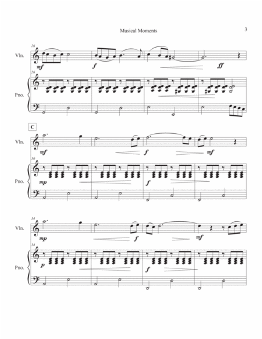 Musical Moments for Piano and Soloist Vol. 1 Flute scores gallery preview page 4