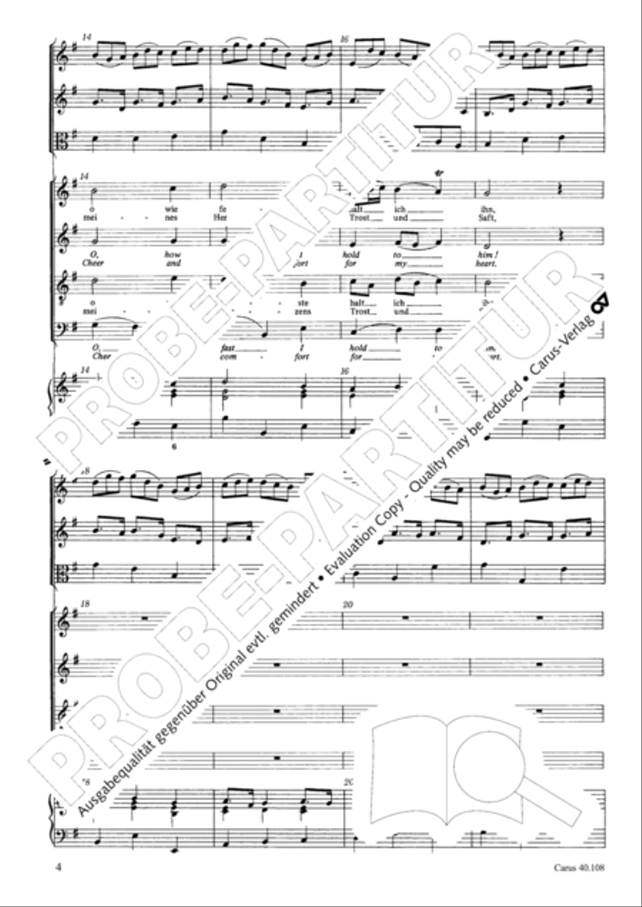 Jesus bleibet meine Freude 4-Part scores gallery preview page 5