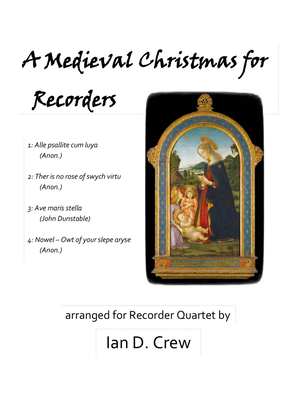 Book cover for A Medieval Christmas for Recorders