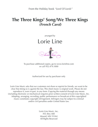 Book cover for The Three Kings' Song/We Three Kings