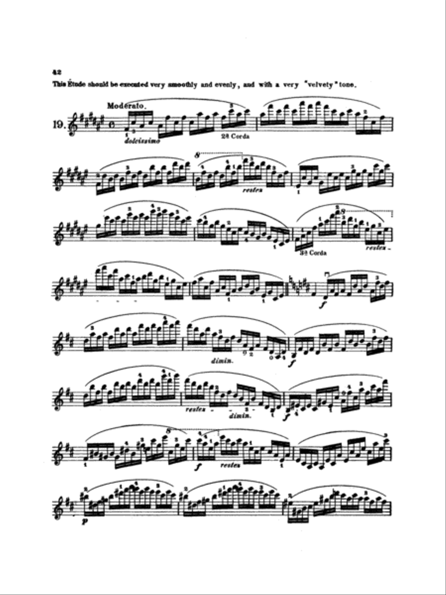 Book cover for Dancla: Twenty Brilliant and Characteristic Etudes, Op. 73
