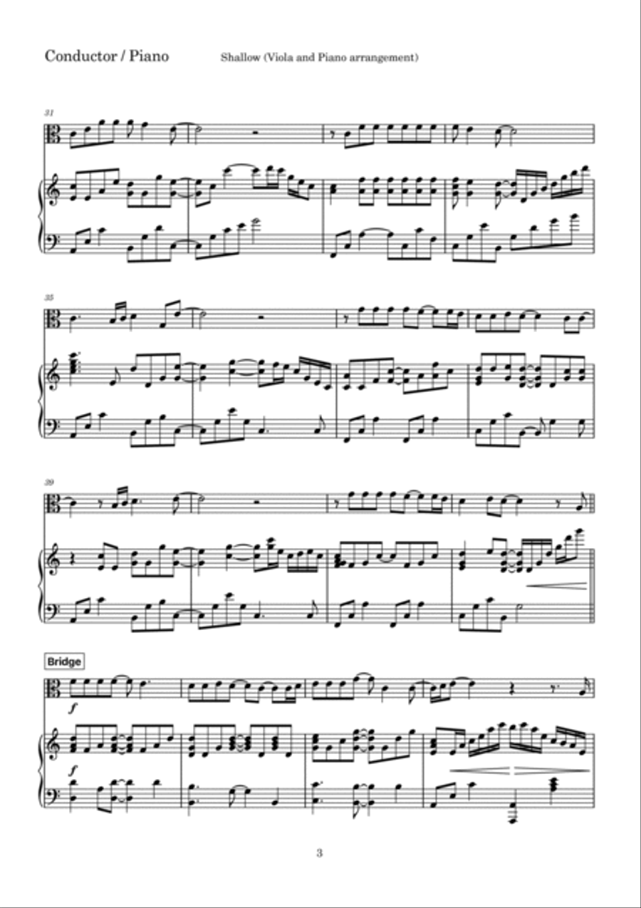 Shallow Viola scores gallery preview page 3