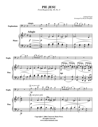 Pie Jesu, from Requiem Op. 48, No 4