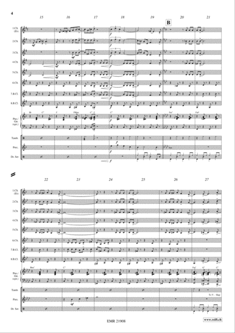 The St. Louis Blues Clarinet scores gallery preview page 4