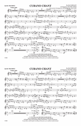 Cubano Chant: 2nd B-flat Trumpet