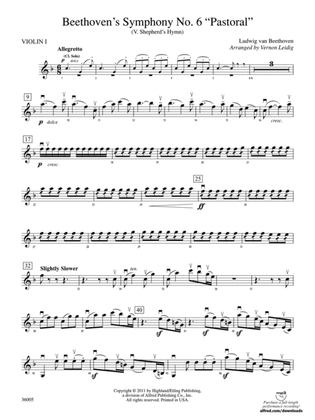 Beethoven's Symphony No. 6 "Pastoral": 1st Violin