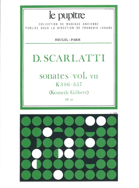 Oeuvres Completes Pour Clavier Volume 7 Sonates K306 A K357 (lp37)