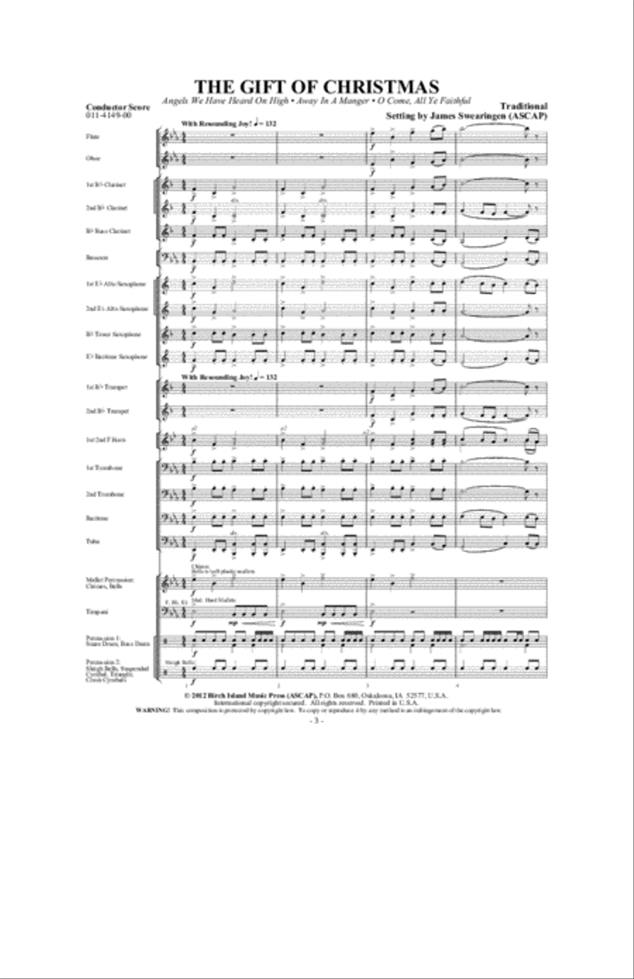 The Gift of Christmas The Gift of Christmas Concert Band scores gallery preview page 2