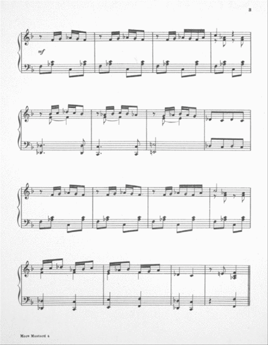More Mustard (Plus Moutarde) One-Step Piano Solo scores gallery preview page 3