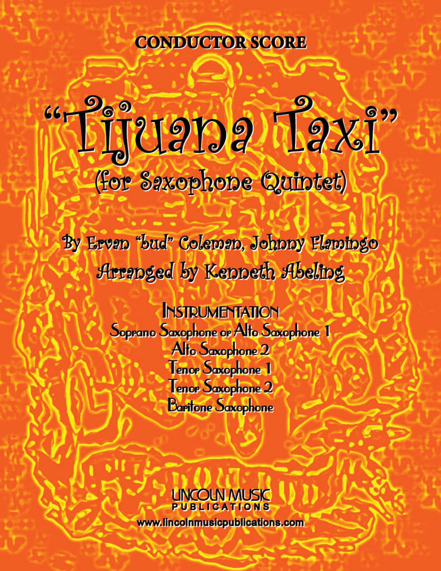 Tijuana Taxi Saxophone Quintet scores gallery preview page 1