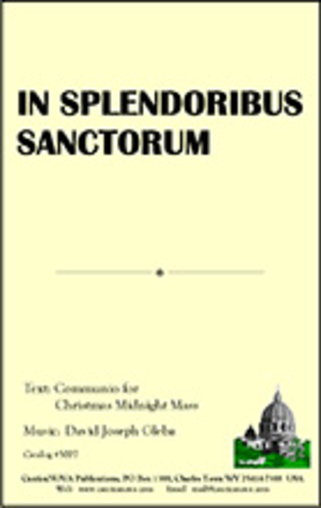 In splendoribus sanctorum