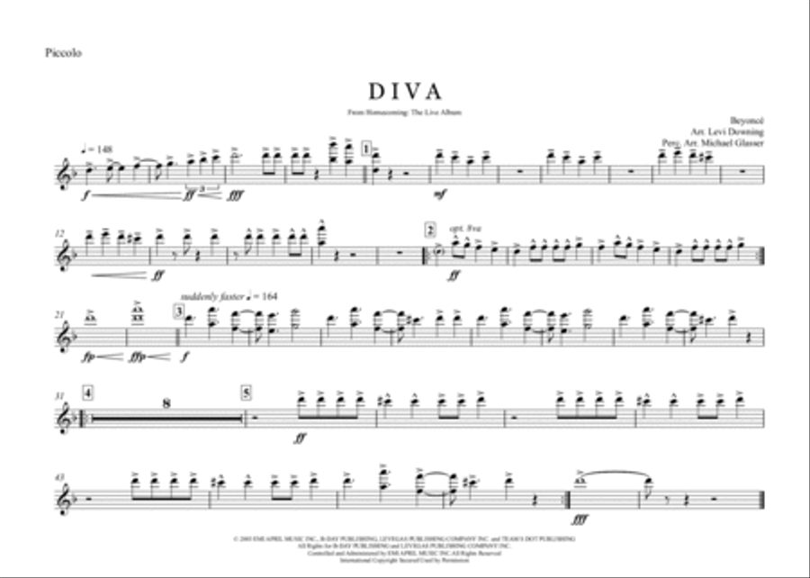 Diva Marching Band scores gallery preview page 5