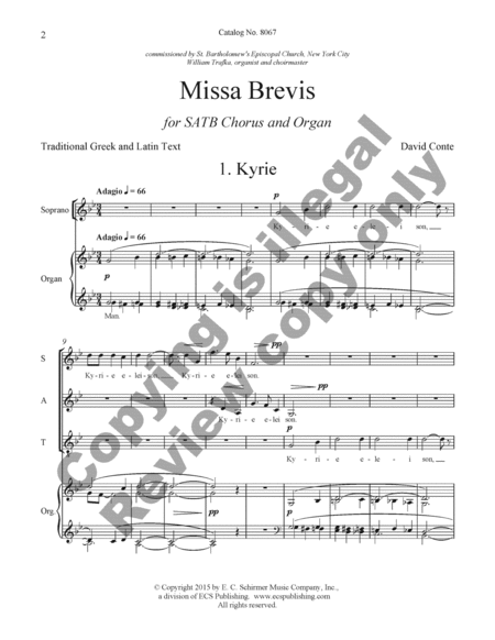 Missa Brevis image number null