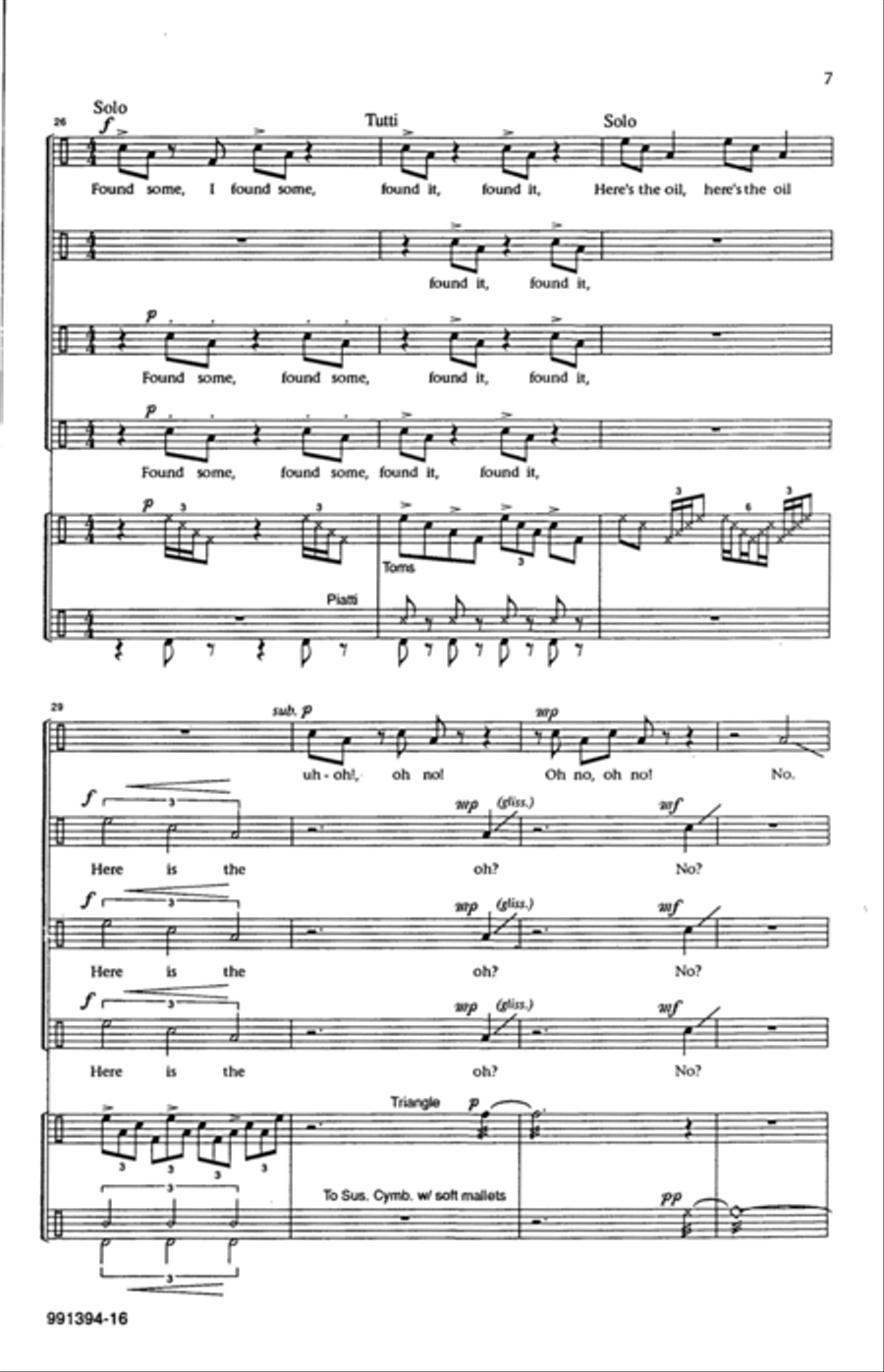 A Chanukah Dreidle 4-Part scores gallery preview page 5