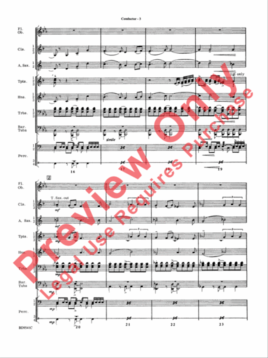 Alvamar Overture Concert Band scores gallery preview page 5