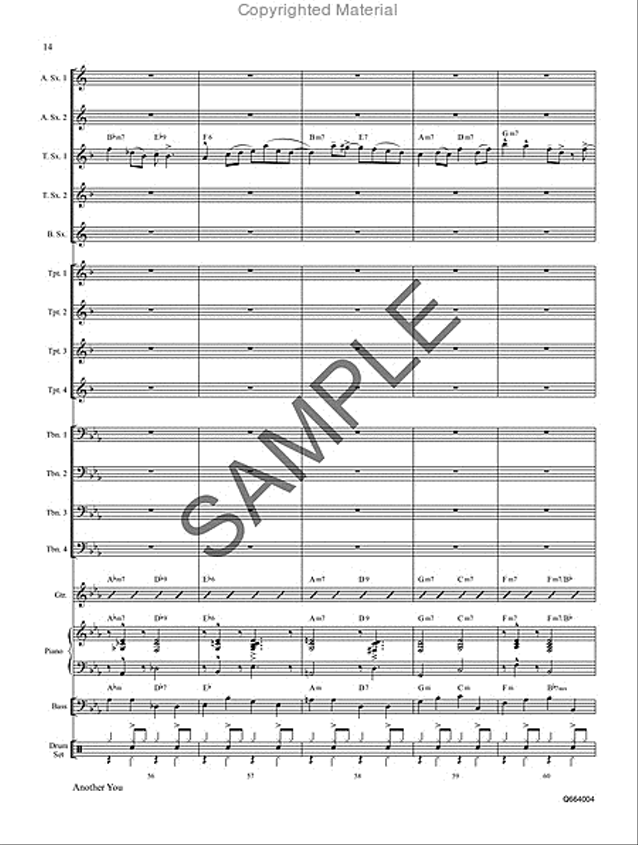 Another You Another You Jazz Ensemble scores gallery preview page 15