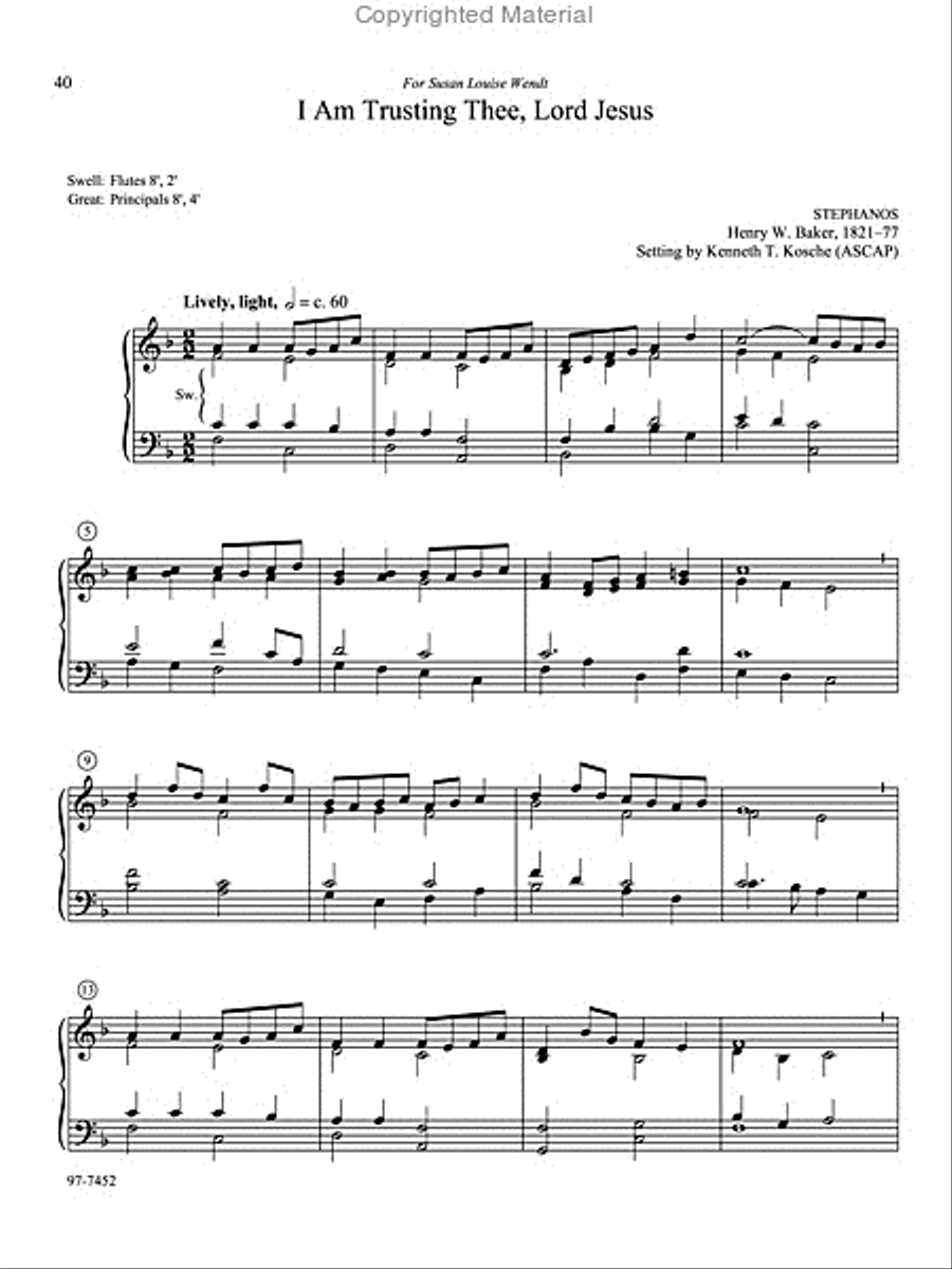 For Manuals Only, Set 1 Organ scores gallery preview page 13
