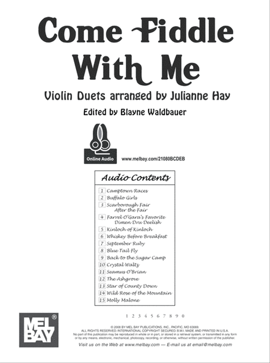 Come Fiddle With Me, Volume One String Duet scores gallery preview page 7
