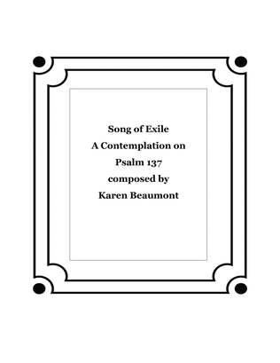 Book cover for A Song of Exile: A Contemplation on Psalm 137