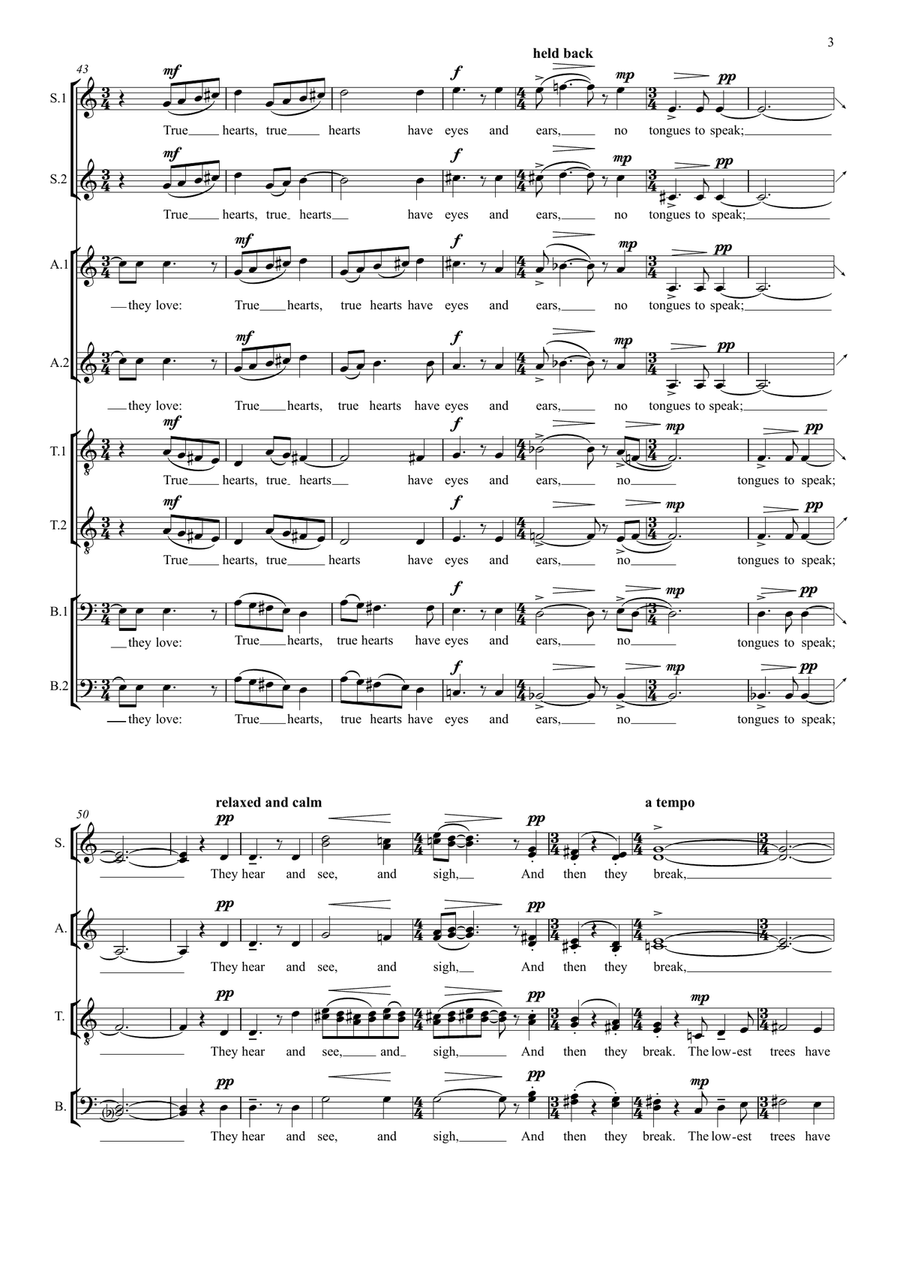 Madrigal Book (for unaccompanied choir in up to 12 parts) Divisi scores gallery preview page 5