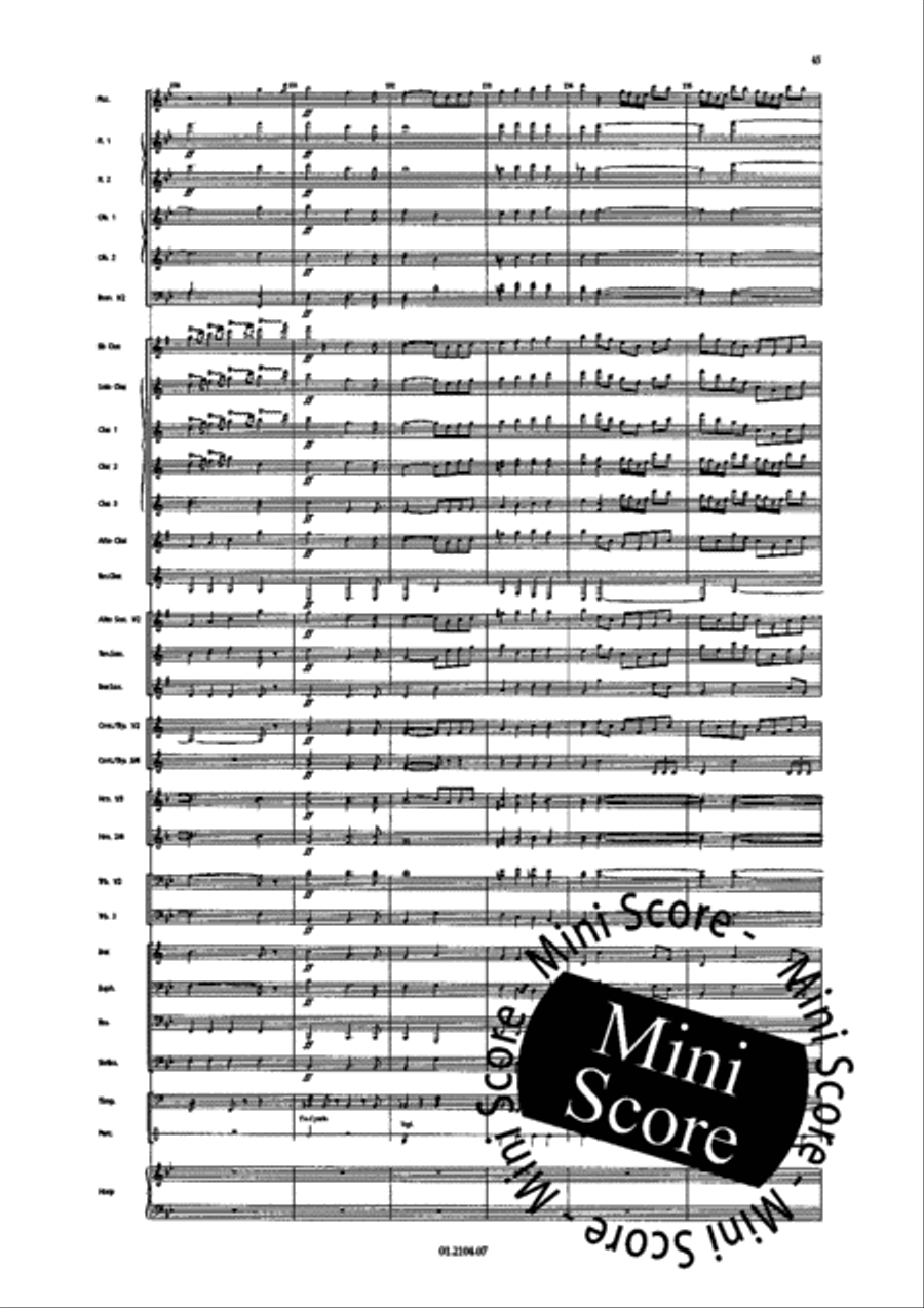 Die Meistersinger von Nurnberg Concert Band scores gallery preview page 49