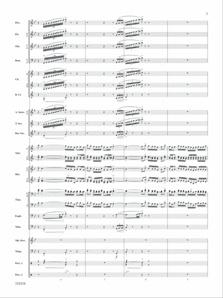 Sea Hawk: Score Sea Hawk: Score Concert Band scores gallery preview page 3