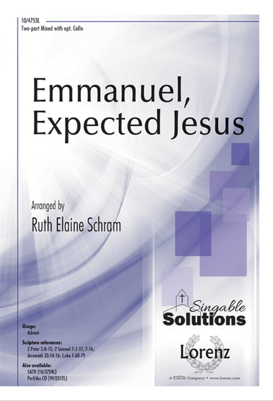 Emmanuel, Expected Jesus 2-Part scores gallery preview page 1