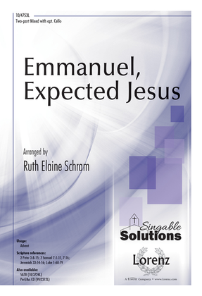 Book cover for Emmanuel, Expected Jesus